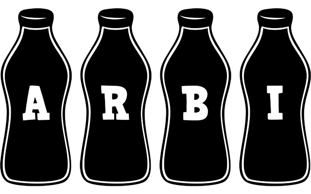Arbi bottle logo