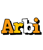 Arbi cartoon logo