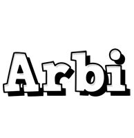 Arbi snowing logo