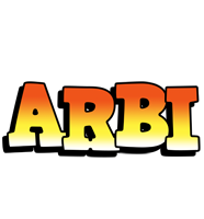 Arbi sunset logo
