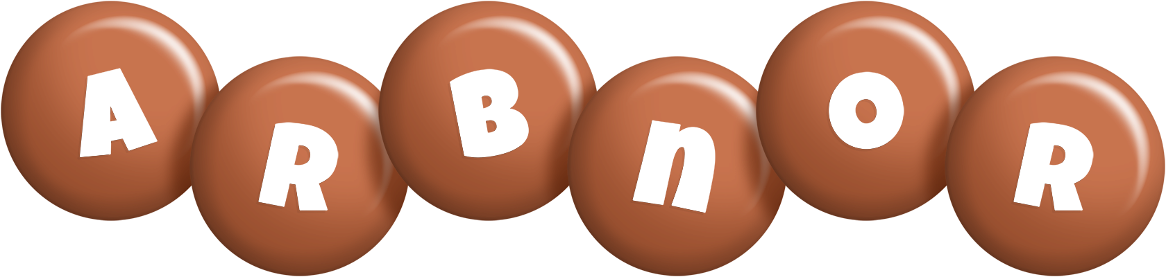 Arbnor candy-brown logo