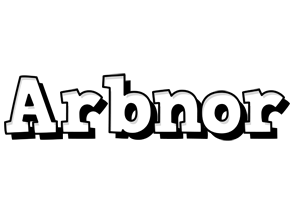 Arbnor snowing logo