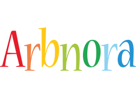 Arbnora birthday logo