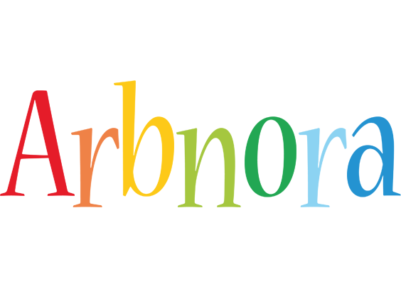 Arbnora birthday logo