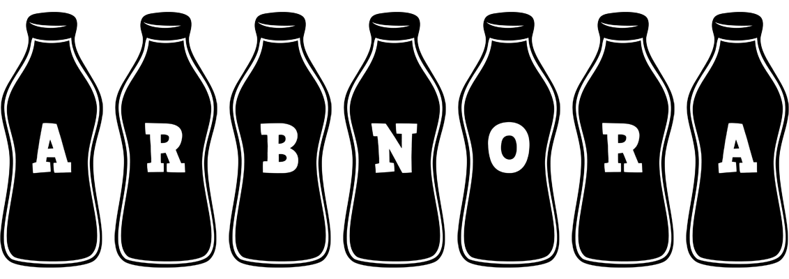 Arbnora bottle logo