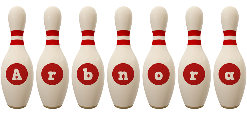 Arbnora bowling-pin logo