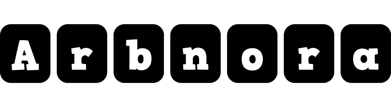 Arbnora box logo