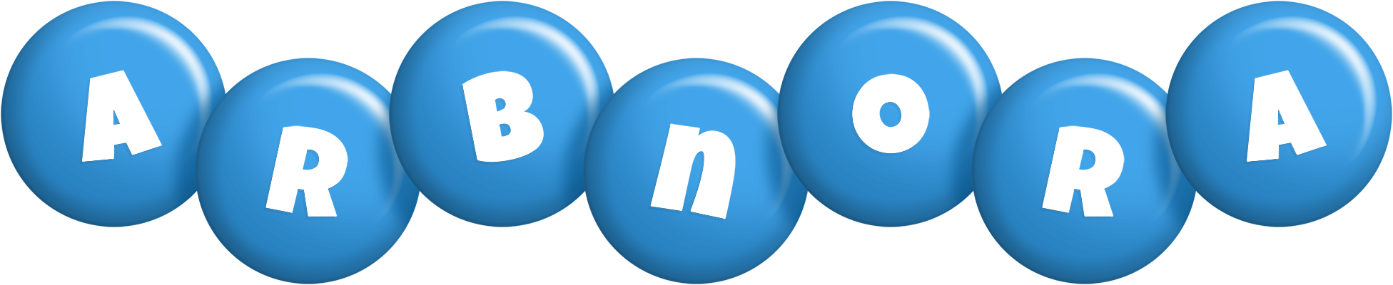 Arbnora candy-blue logo