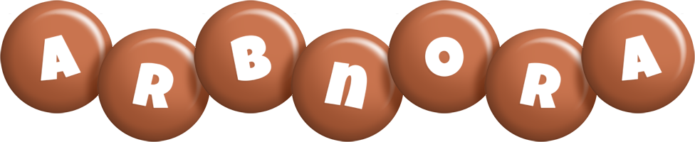 Arbnora candy-brown logo