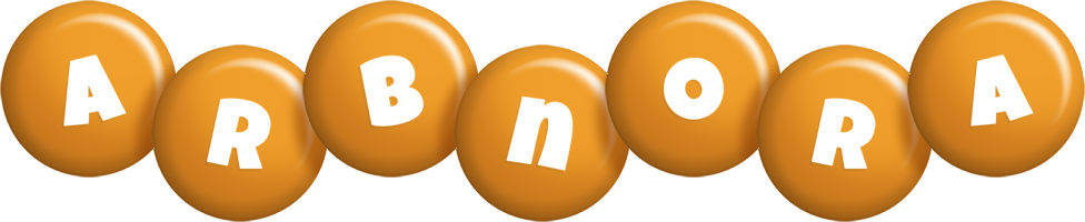 Arbnora candy-orange logo