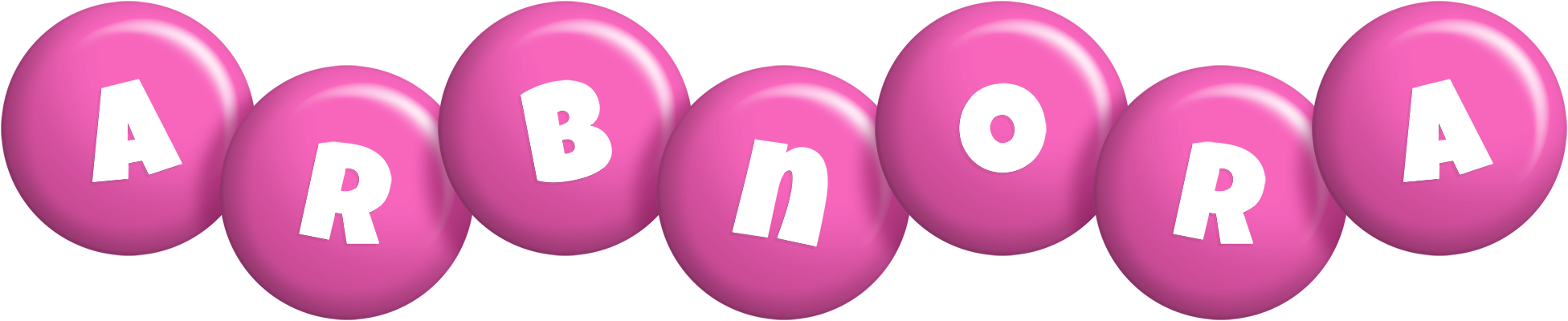Arbnora candy-pink logo