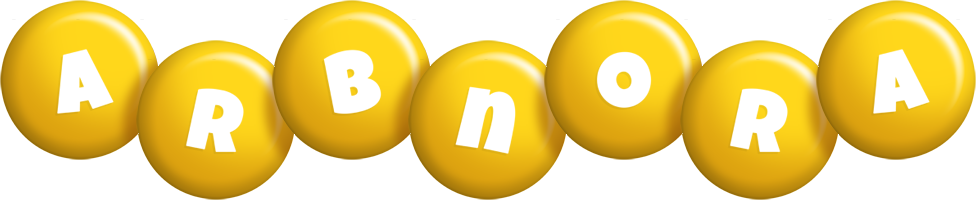 Arbnora candy-yellow logo