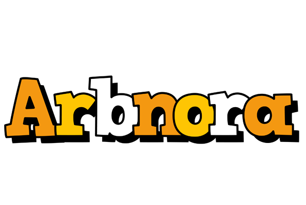 Arbnora cartoon logo