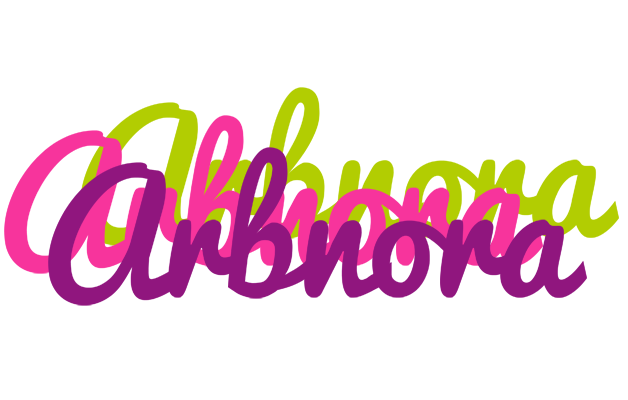 Arbnora flowers logo
