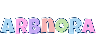 Arbnora pastel logo