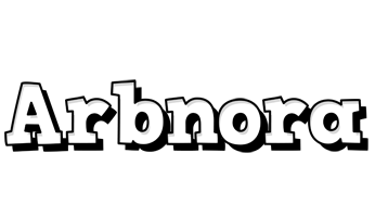 Arbnora snowing logo