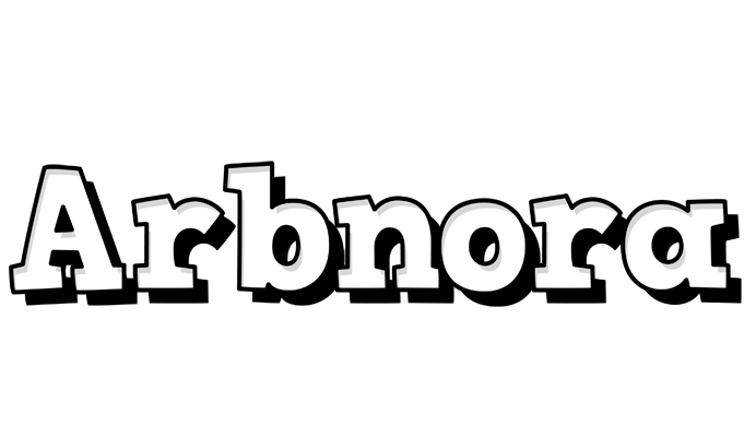 Arbnora snowing logo
