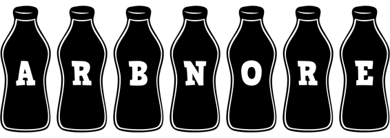 Arbnore bottle logo