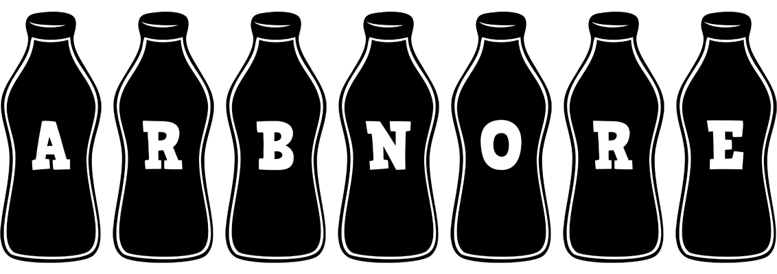 Arbnore bottle logo