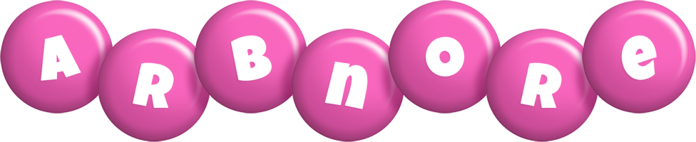 Arbnore candy-pink logo