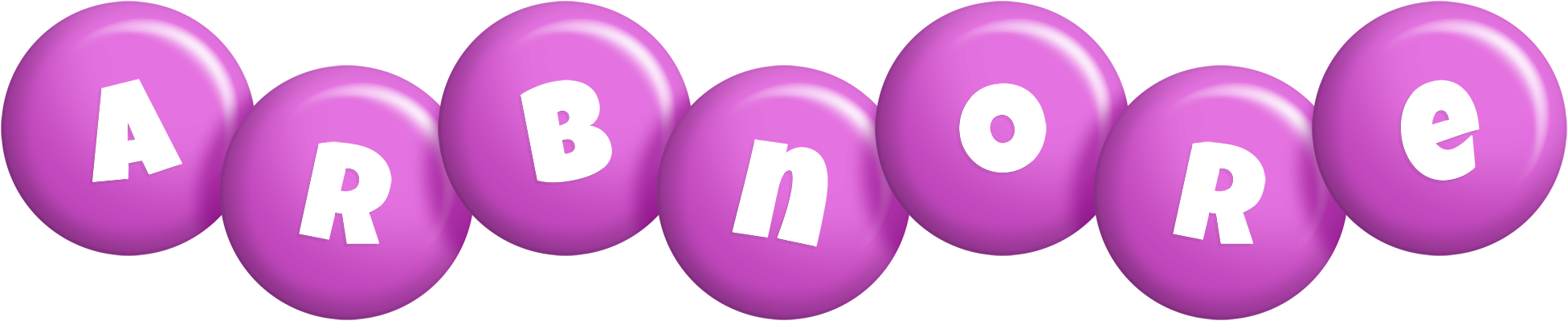 Arbnore candy-purple logo