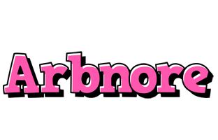 Arbnore girlish logo