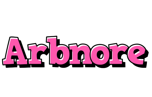 Arbnore girlish logo