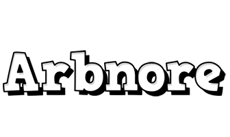 Arbnore snowing logo