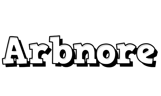 Arbnore snowing logo