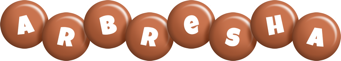 Arbresha candy-brown logo