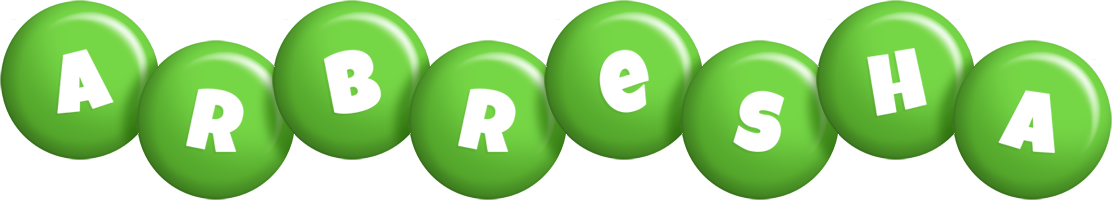 Arbresha candy-green logo