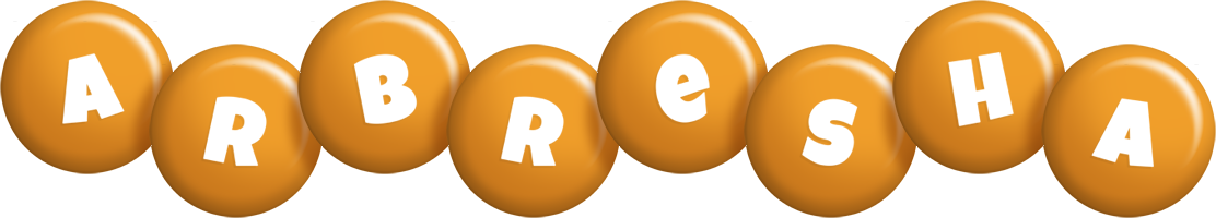 Arbresha candy-orange logo