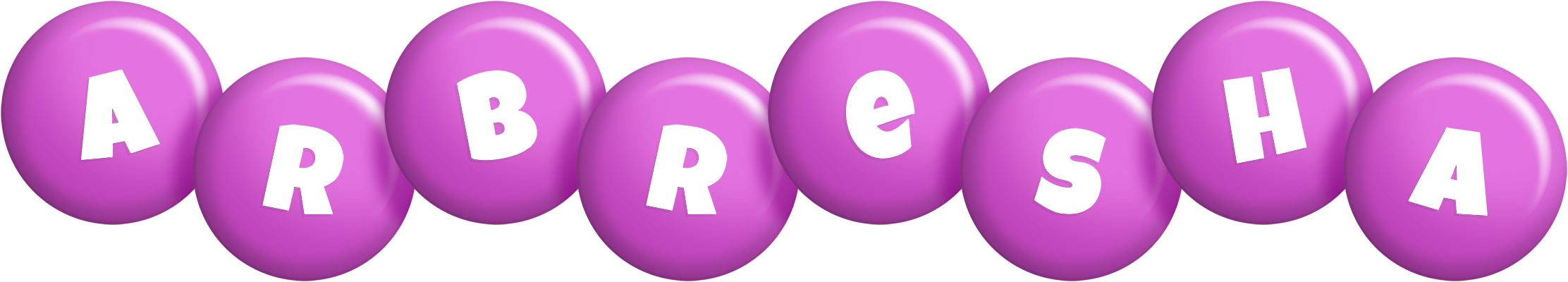 Arbresha candy-purple logo