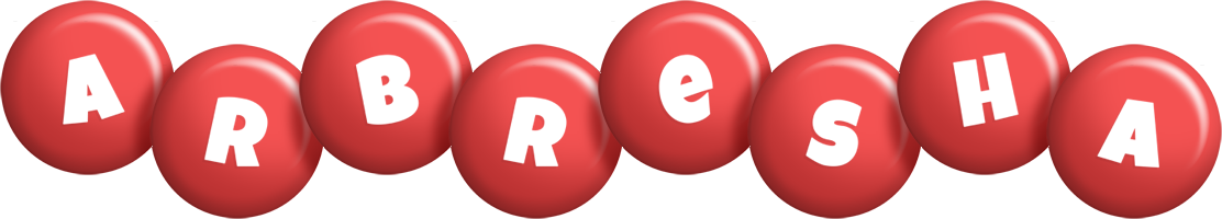 Arbresha candy-red logo