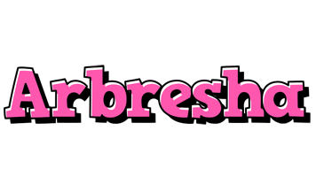 Arbresha girlish logo