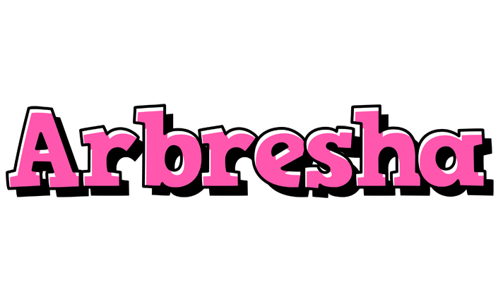 Arbresha girlish logo