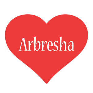 Arbresha love logo