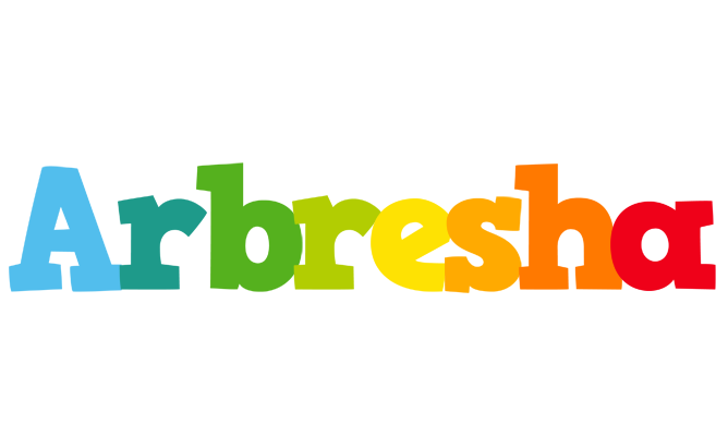 Arbresha rainbows logo