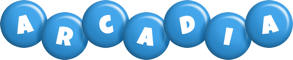 Arcadia candy-blue logo