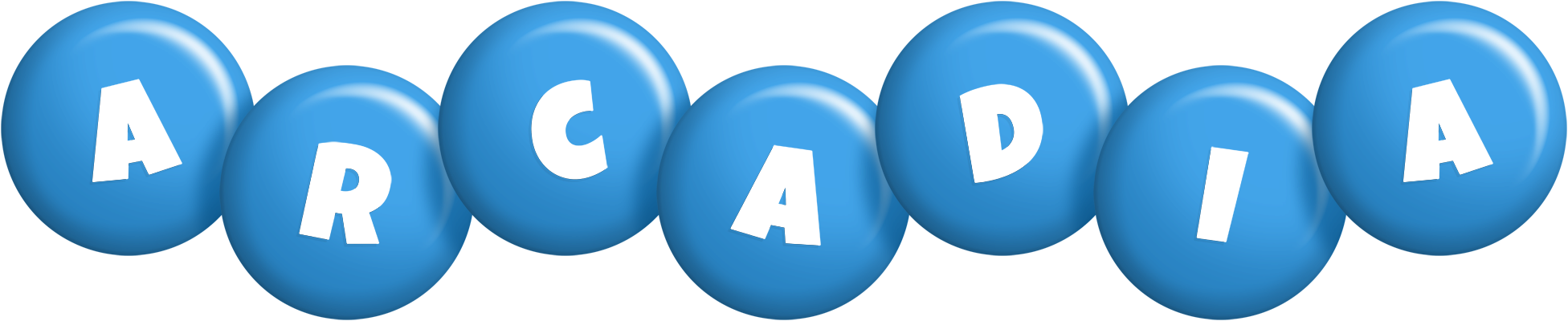 Arcadia candy-blue logo