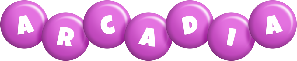 Arcadia candy-purple logo