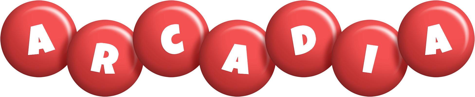 Arcadia candy-red logo