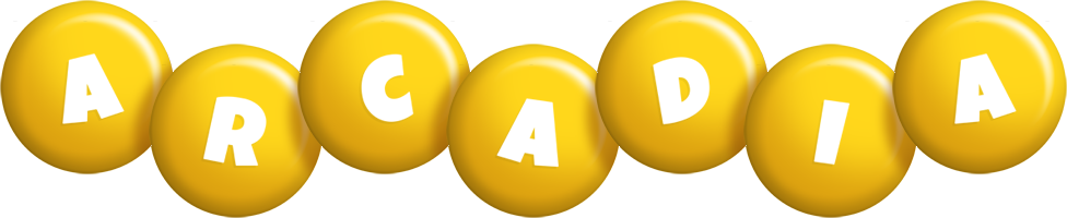 Arcadia candy-yellow logo
