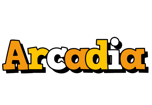 Arcadia cartoon logo