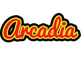 Arcadia fireman logo