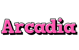 Arcadia girlish logo