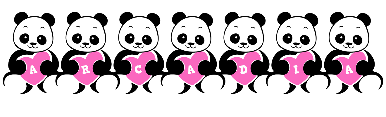 Arcadia love-panda logo