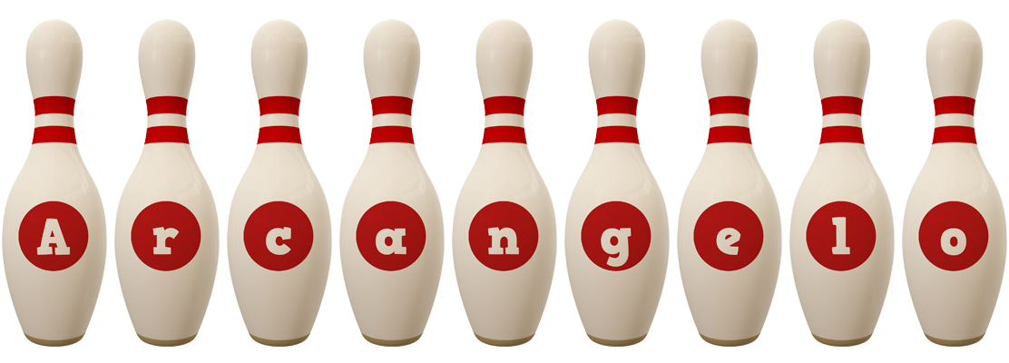 Arcangelo bowling-pin logo