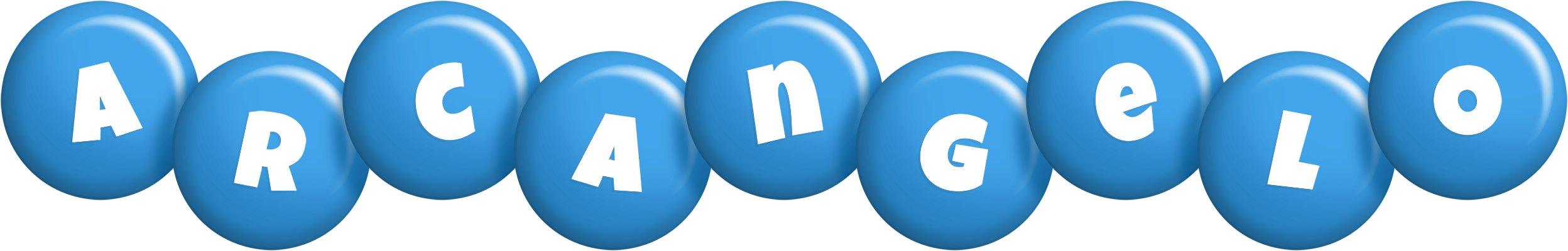 Arcangelo candy-blue logo