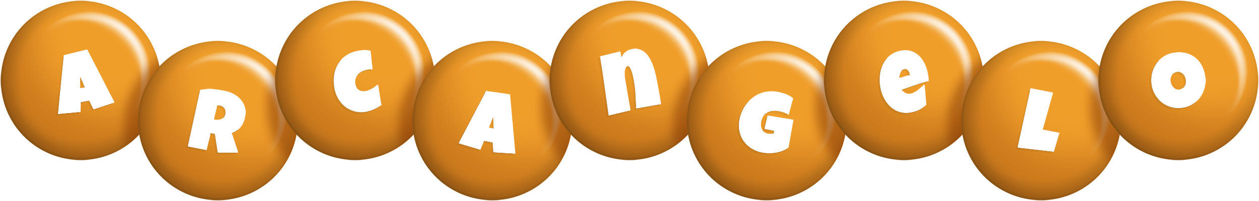 Arcangelo candy-orange logo